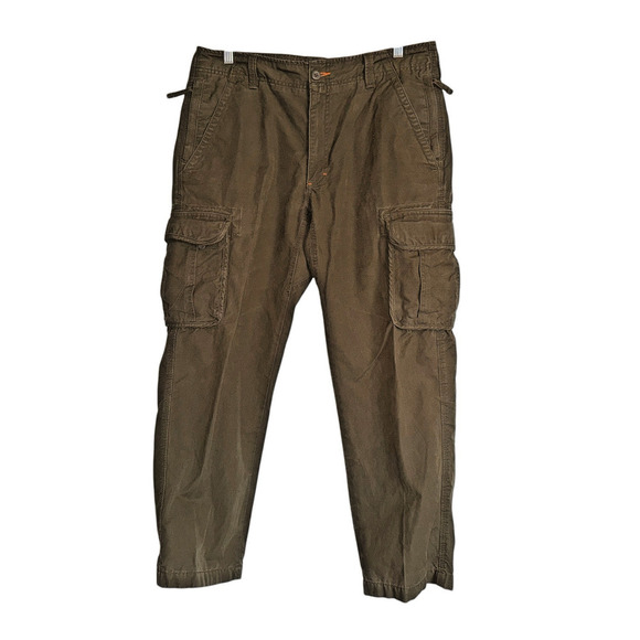 LLBean Sz 34x30 Natural Fit Cargo Pants Cabincore Outdoor Heritage Classic - Picture 1 of 12